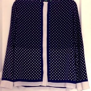 C Wonder 100% silk button up blouse